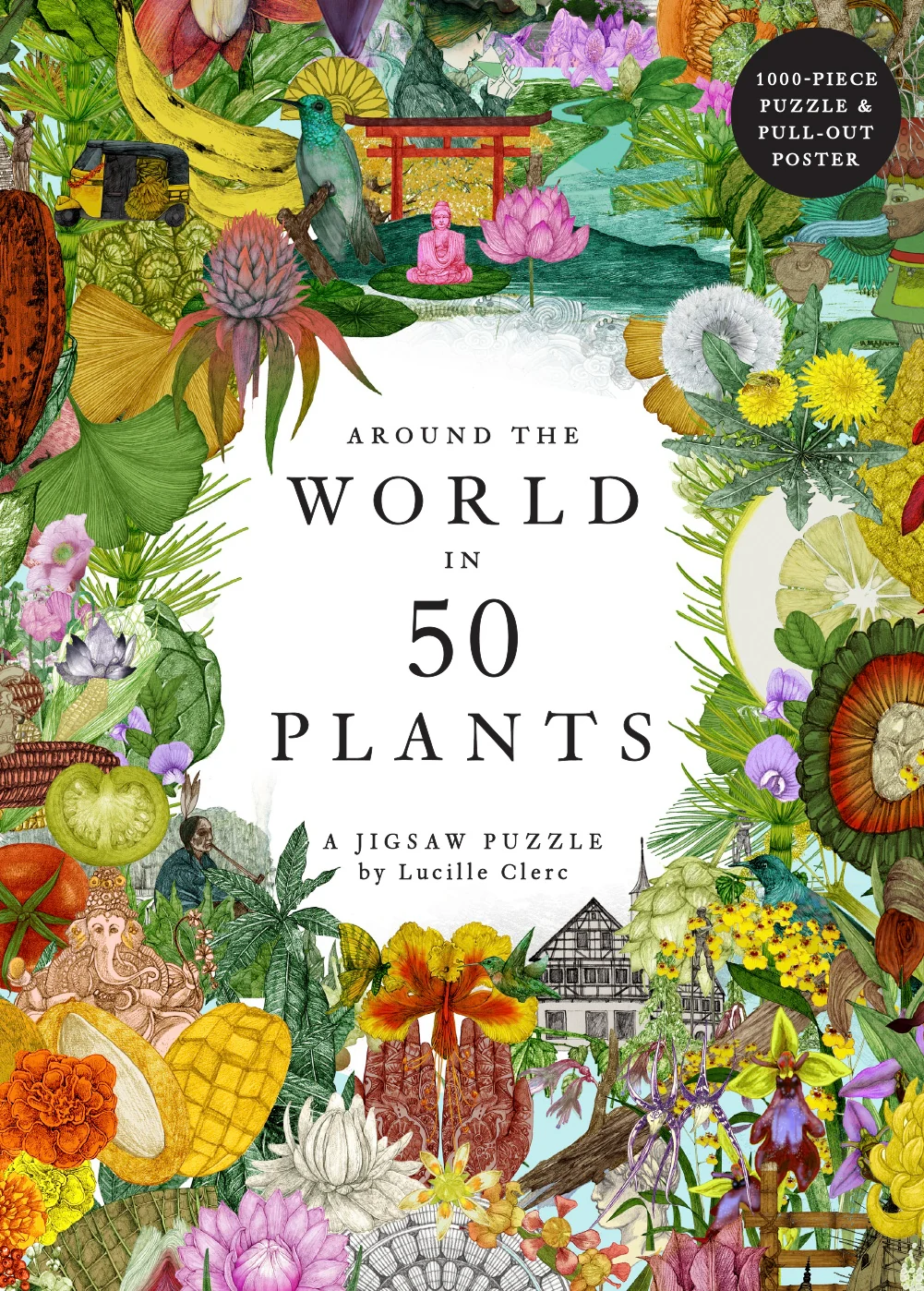 Around the World in 50 Plants 1000 Piece Puzzle: A 1000-Piece Jigsaw Puzzle