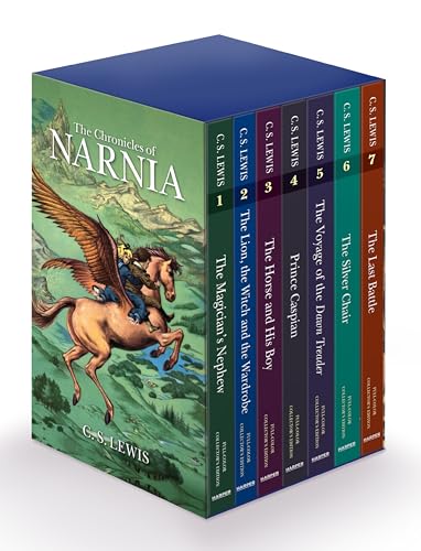 Chronicles of Narnia Full-Color Paperback 7-Book Box Set: The Magician's Nephew, the Lion, the Witch and the Wardrobe, the Horse and His Boy, Prince C