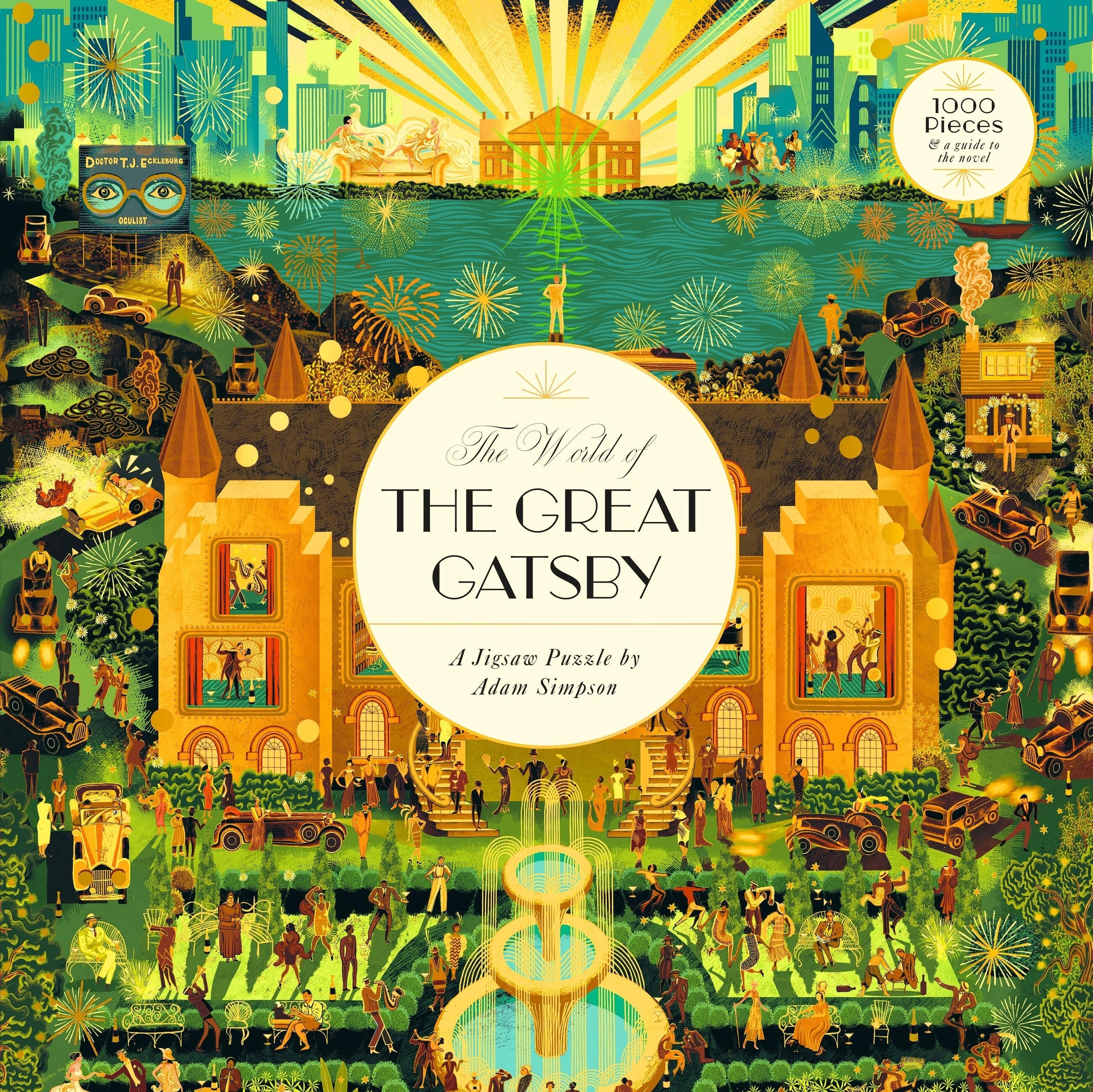 World of the Great Gatsby 1000 Piece Puzzle: A Jigsaw by Adam Simpson